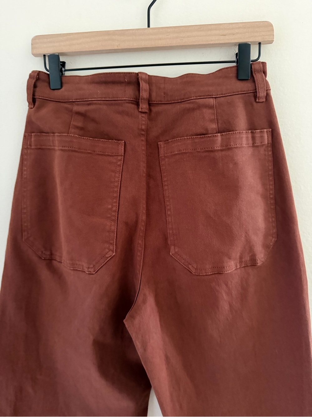 Everlane The Utility Barrel Pant Rosewood Brown Size 6 Cropped Organic Cotton - Picture 5 of 8
